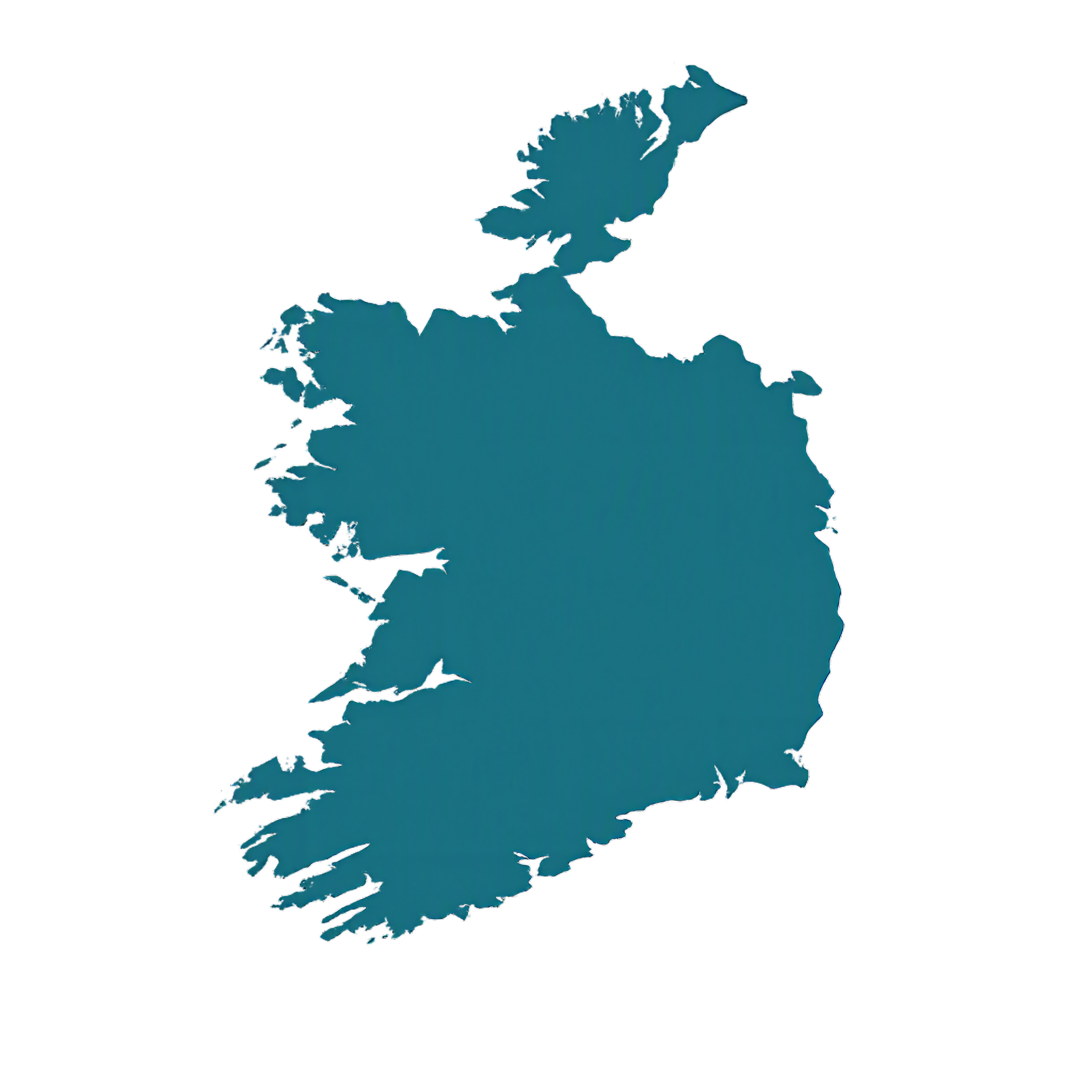 Map of Republic of Ireland